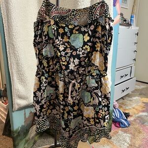 Floral Black romper
